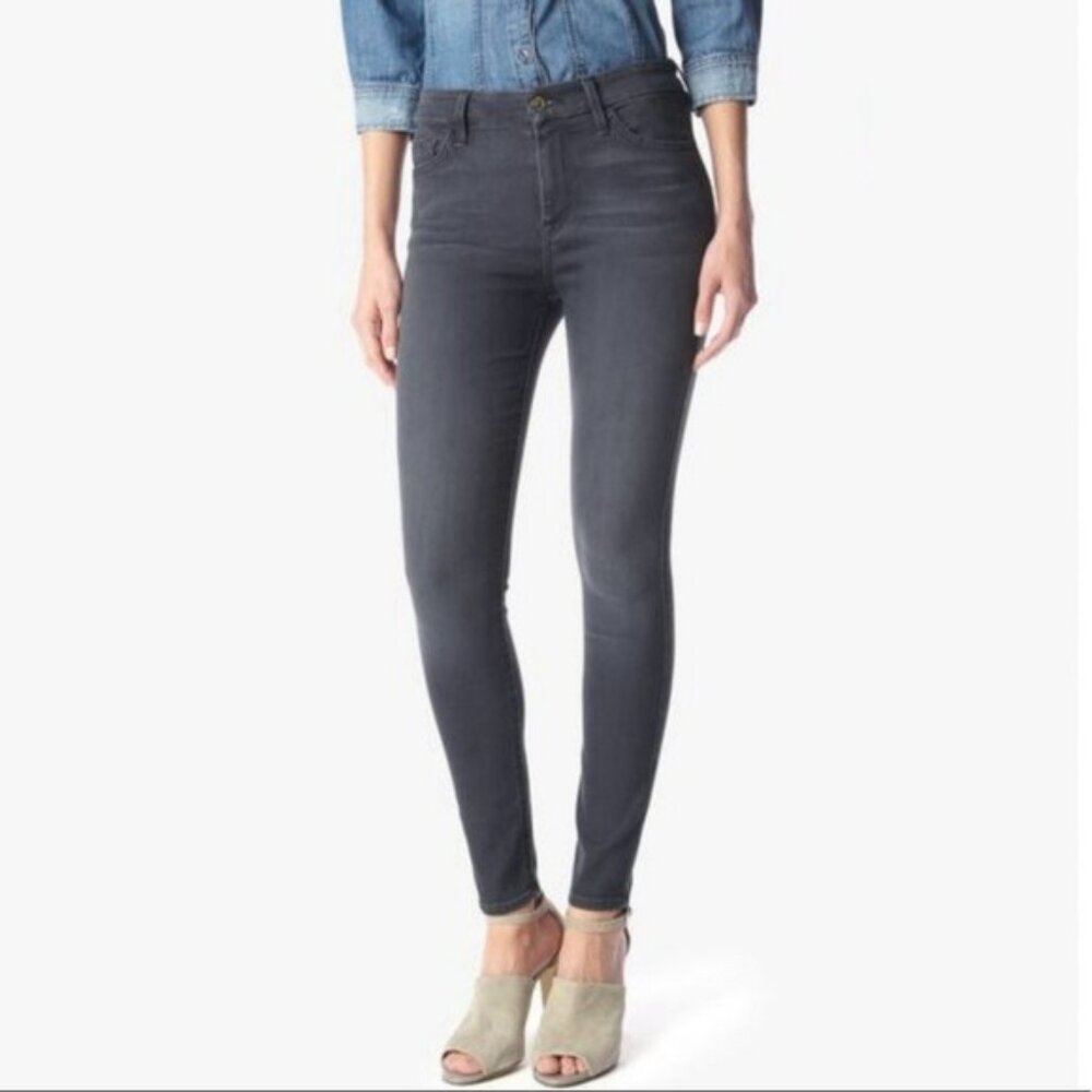 7 For All Mankind High Waist Ankle Skinny Jeans 28